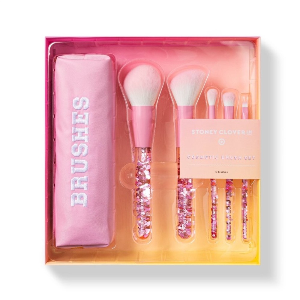 Stoney Clover Lane 5pc Cosmetic brush set